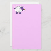 Wollige Schafe Briefpapier (Vorne/Hinten)