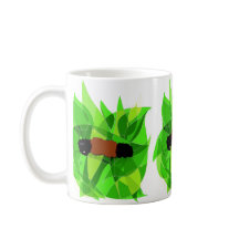 Wolliger Bärn-Natur-Kunst auf Kaffee-Tasse