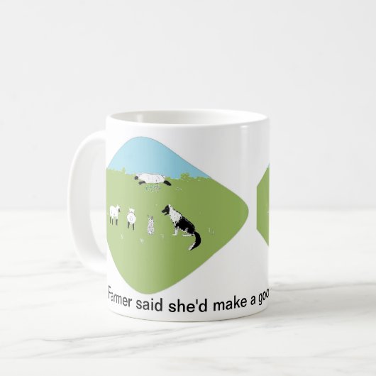 Wolliger Pullover Kaffeetasse (Vorderseite Links)