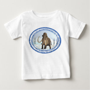 Wolliges Mammut Baby T-shirt