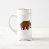 Wolliges Mammut Bierglas (Links)