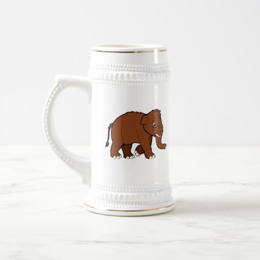 Wolliges Mammut Bierglas (Links)