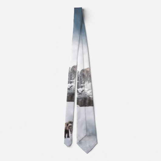 Wolliges Mammut Krawatte (Rückseite)