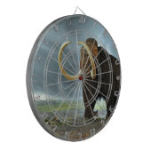 Wolliges Mammut-Mod-Schicksal Dartscheibe (Vorderseite Links)