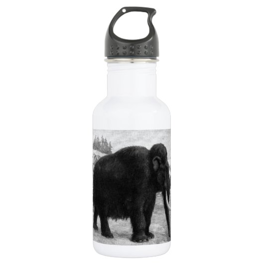 Wolliges Mammut-Mod-Schicksal Edelstahlflasche (Vorderseite)