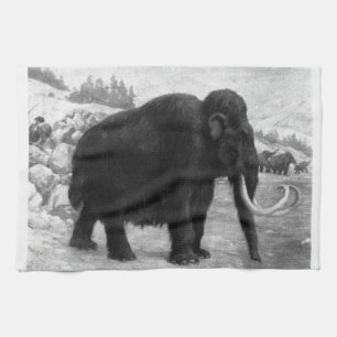 Wolliges Mammut-Mod-Schicksal Geschirrtuch