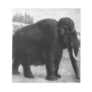 Wolliges Mammut-Mod-Schicksal Notizblock
