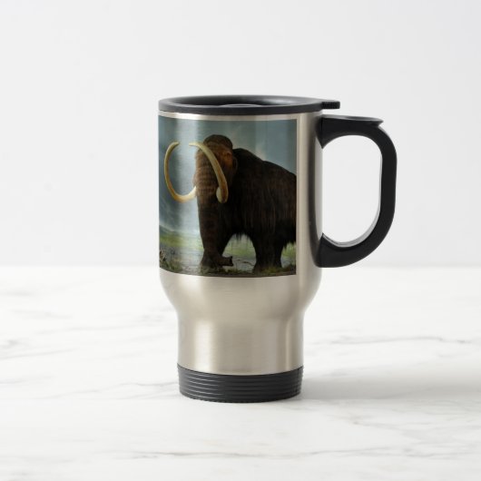 Wolliges Mammut-Mod-Schicksal Reisebecher (Rechts)