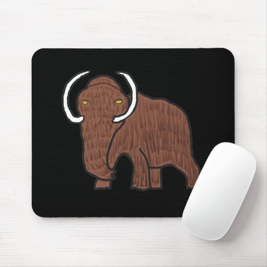 Wolliges Mammut Mousepad (Mit Mouse)