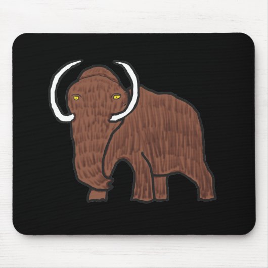 Wolliges Mammut Mousepad (Vorne)