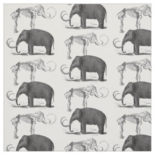 Wolliges Mammut-prähistorischer Elefant Stoff