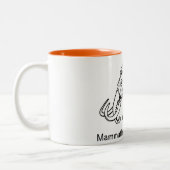 Wolliges Mammut-Tasse (wissenschaftlicher Name) Zweifarbige Tasse (Links)