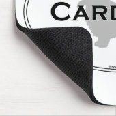 Wolljacken-Oval Mousepad (Ecke)