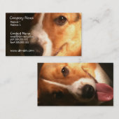 Wolljacken-Walisercorgi-HundeVisitenkarte Visitenkarte (Vorne/Hinten)