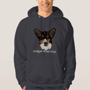 Wolljacken-Walisercorgi-Porträt Hoodie