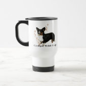 Wolljacken-Walisercorgi-Tasse Reisebecher (Links)