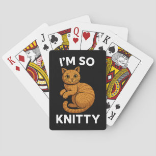 Wollkatze, ich bin so knett spielkarten