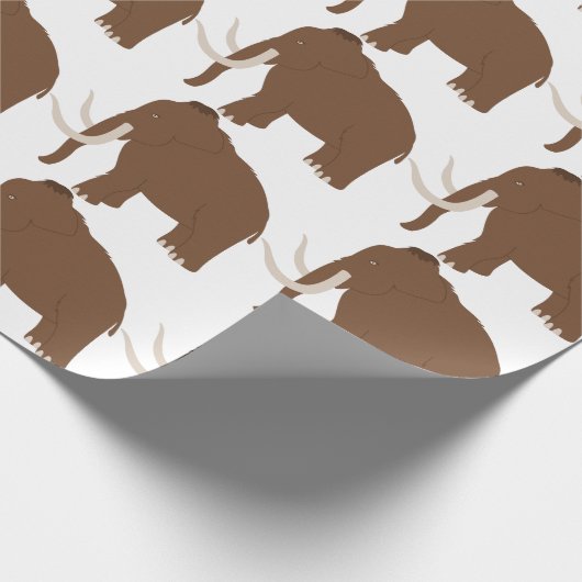 Wollmammut Geschenkpapier (Ecke)