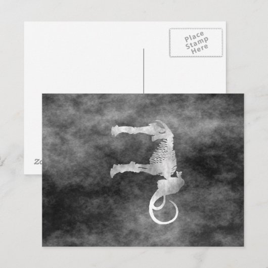 Wollmammut Postkarte (Vorne/Hinten)