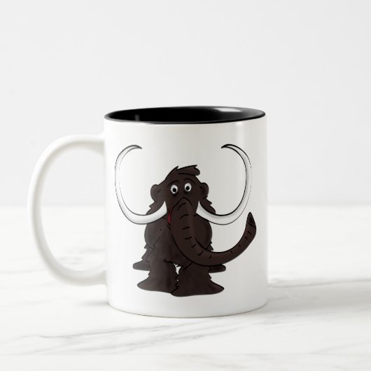 Wollmammut-Tasse Zweifarbige Tasse (Links)