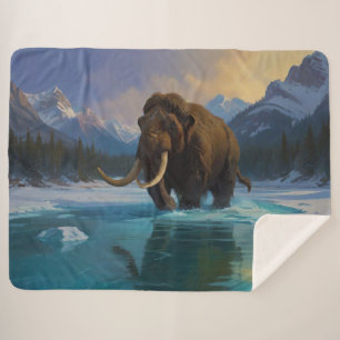 Wollmammut und Rocky Mountains Sherpadecke