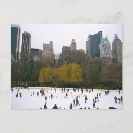 Wollman Ice Rink Central Park NYC New York Postkarte (Vorderseite)