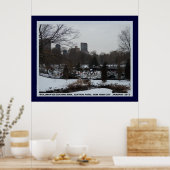 Wollman Ice Skaten Rink, Central Park NYC Poster (Küche)