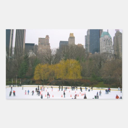 Wollman Rink Central Park NYC Ice Skaten Stickers (Vorderseite)
