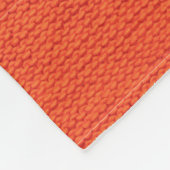 Wollmuster Fleecedecke (Ecke)