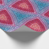 Wollmuster Geschenkpapier (Ecke)
