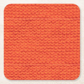 Wollmuster Rechteckiger Pappuntersetzer (Vorderseite)