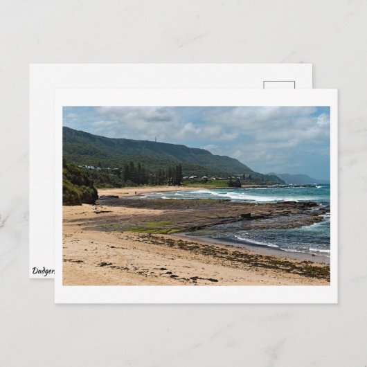 Wollongong-Küste Postkarte (Vorne/Hinten)