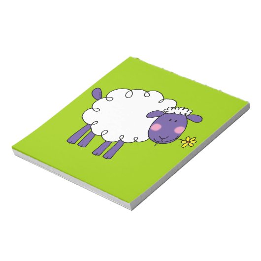 Wollschaf Notizblock (Rotiert)