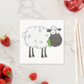 Wollschaf Paper Napkins Serviette (Beispiel)