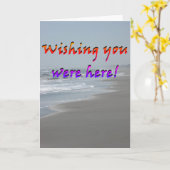 "Wollt ihr hier sein?" - Grußkarte Karte (Gelbe Blume)