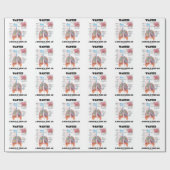 Wollte einen Atem von Frischluft (Atmungssystem) Geschenkpapier (Flach)