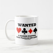 Wollte einen Brücken-Partner, der auf meinem Kaffeetasse (Links)