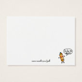 wollte zu sagen...(lustiger Cartoon) (Rückseite)