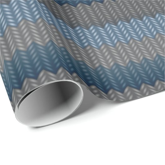 Wollverpackpapier blaues Spinnwolpapier Geschenkpapier (Rolleneckpunkt)