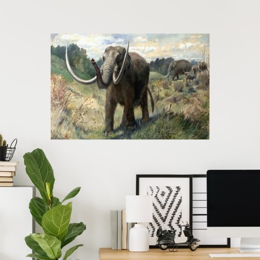 Wolly Mammoth Poster (Heimbüro)