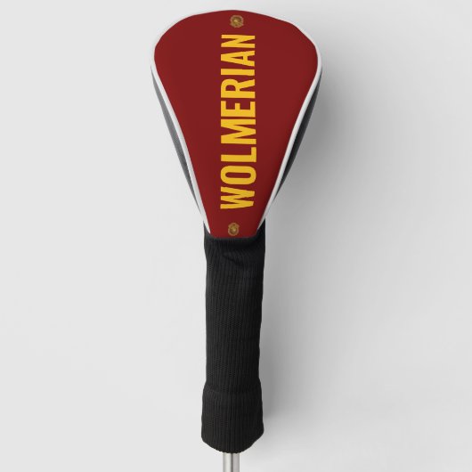 WOLMERIAN Golf Head Cover Golf Headcover (Vorderseite)