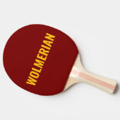 WOLMERIAN Ping Pong Paddle Tischtennis Schläger (Seitenansicht)