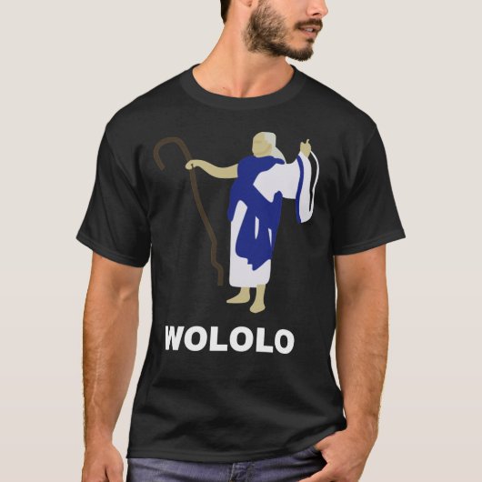 Wololo (Blau) Klassischer T - Shirt (Vorderseite)