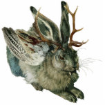 Wolpertinger Ausschnitt-Magnet/Skulptur Freistehende Fotoskulptur<br><div class="desc">Das Wolpertinger ist ein fiktives Tier sagte,  die alpinen Wälder von Bayern in Deutschland zu bewohnen. Es hat einen Körper,  der von den verschiedenen Tierteilen - im Allgemeinen Flügel,  Geweihe und die Reißzähne enthalten wird,  ganz befestigt zum Körper eines kleinen Säugetieres.</div>