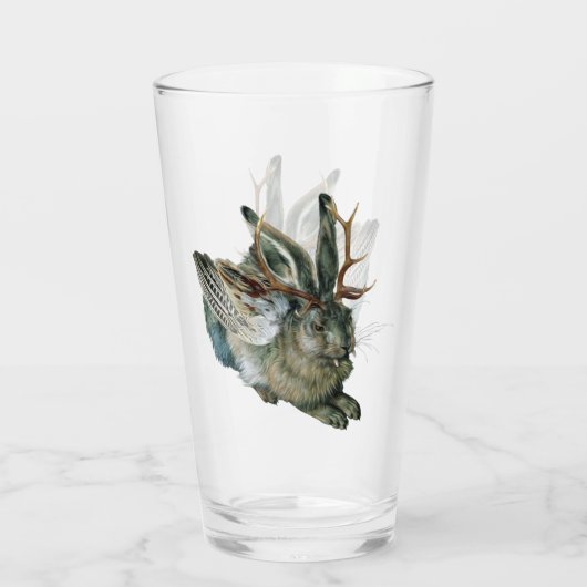 Wolpertinger Glas (Rückseite)