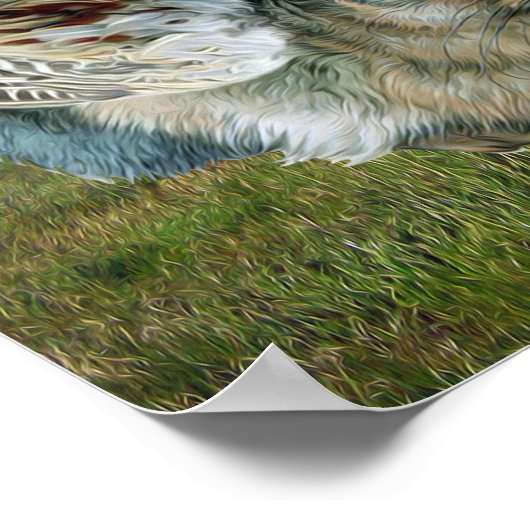 Wolpertinger Poster (Ecke)