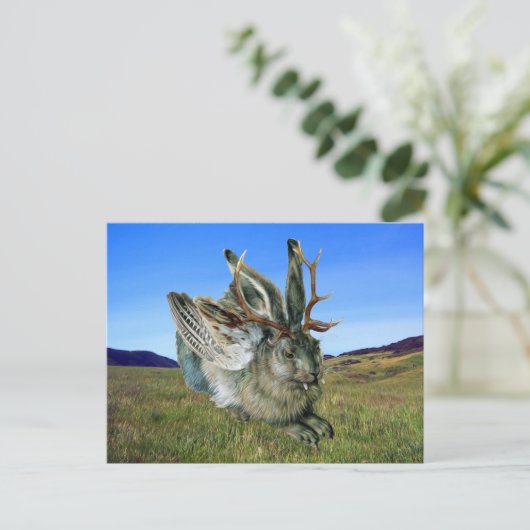 Wolpertinger Postkarte (Stehend Vorderseite)