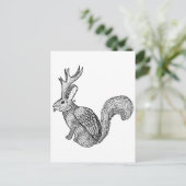 Wolpertinger Postkarte (Stehend Vorderseite)