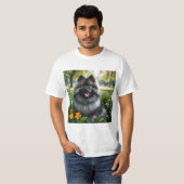 Wolspitz Keeshond T-Shirt (Vorne ganz)