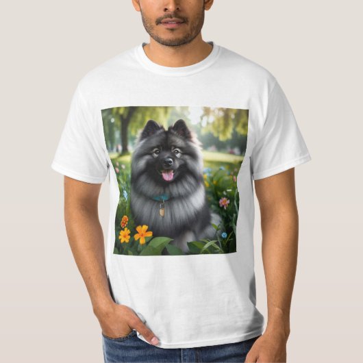 Wolspitz Keeshond T-Shirt (Vorderseite)
